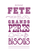 Bonne f&ecirc;te des grands-p&egrave;res plein d'amour